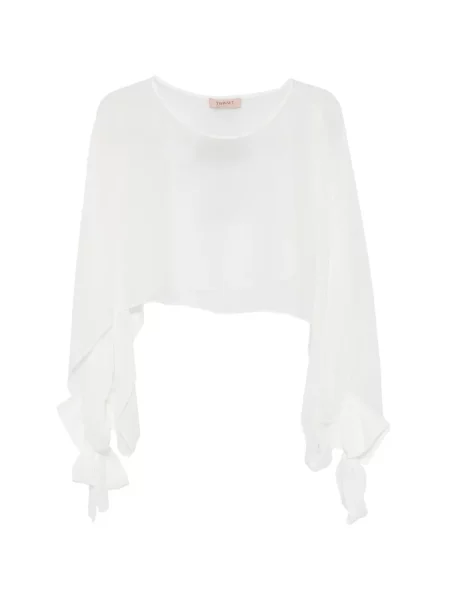 Bluză Twinset lungă alb