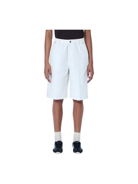Szorty Carhartt WIP W Nixon Single Knee Short Wax Stone Washed S białe