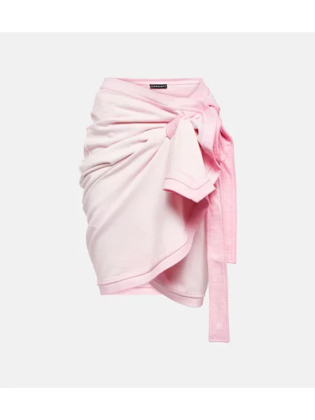 Haftowana spódnica Y/project frotte różowa