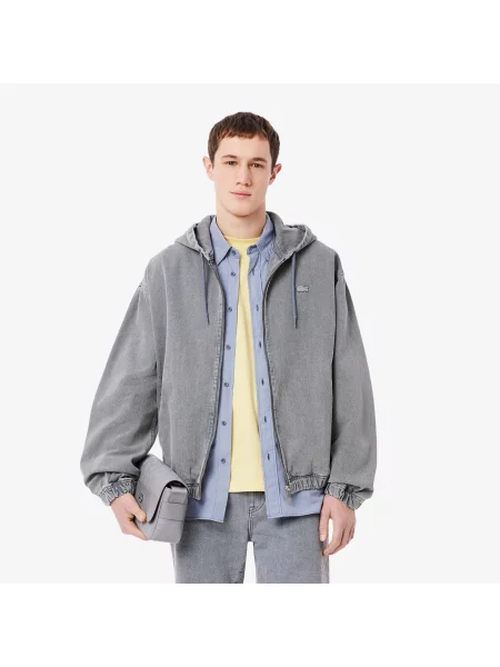 Lacoste куртка чоловіча сіра