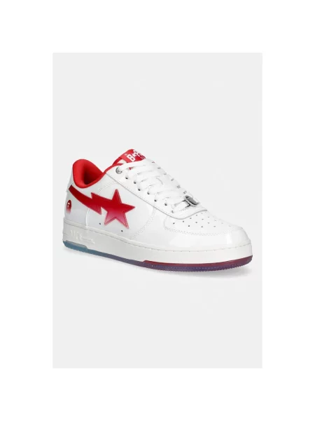 Sneakersy A Bathing Ape® skórzane białe