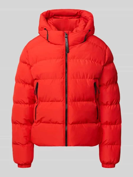 Kurtka w pikowanym wyglądzie krój regular fit Superdry czerwona