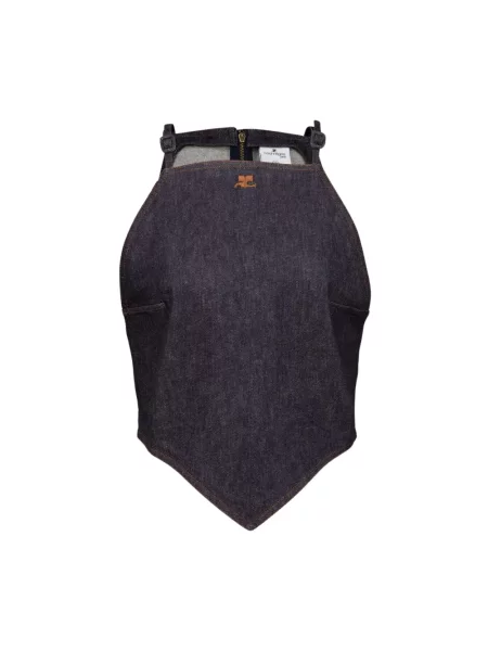 Top Courreges niebieski