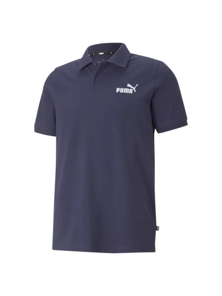 Polo Puma Essential Pique niebieska