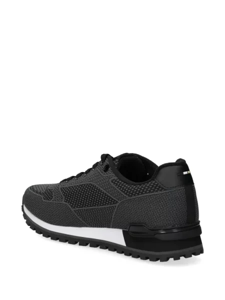 Sneakers Boss από διχτυωτό μαύρο