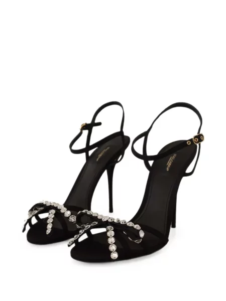 Sandale Dolce & Gabbana cu funde negru