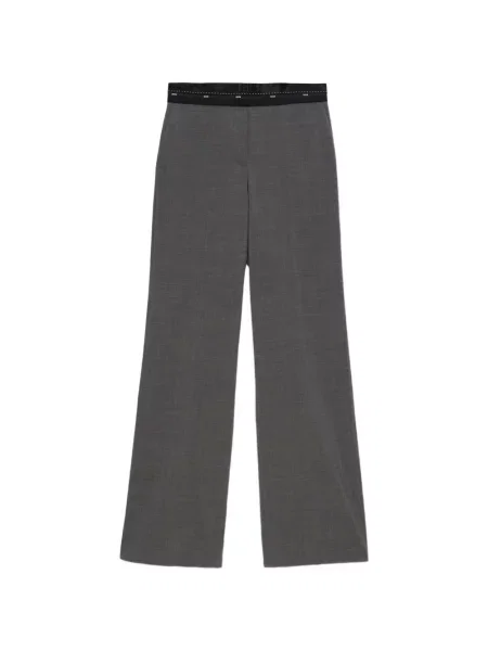 Pantaloni Msgm cu picior lat gri