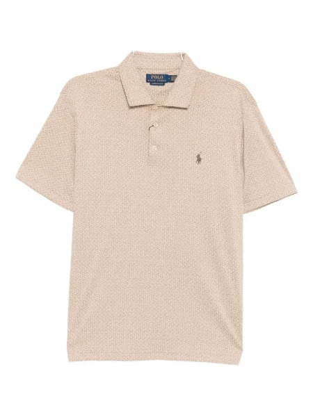 Mănuși Polo Ralph Lauren cu broderie tricotate în carouri albastru
