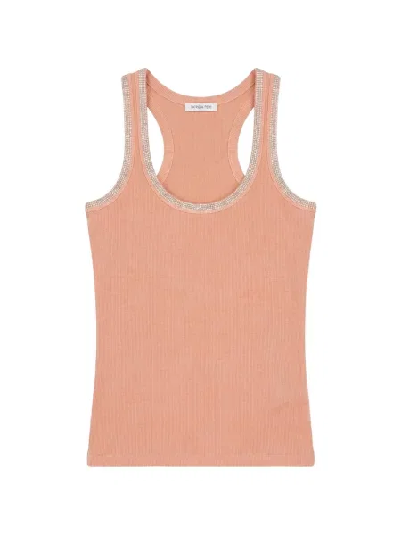 Kryształ górski kamizelka Patrizia Pepe pomarańczowa