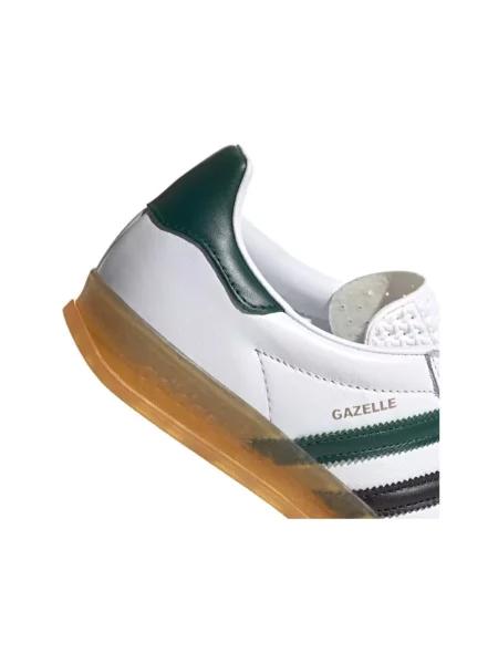 Sneakersy Adidas skórzane w paski z paskiem białe