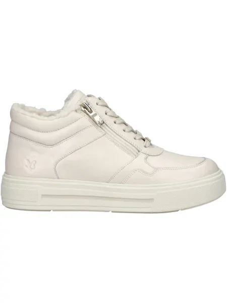 Sneakersy Caprice Krémová bílé