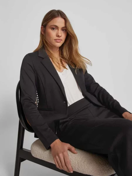 Żakiet z lamowanymi model ‘KATE’ Ichi czarna
