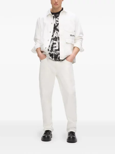 Μπλούζα Karl Lagerfeld Jeans με σχέδιο μαύρο