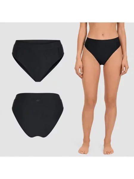 DÓŁ OD BIKINI 4F MAJTKI KĄPIELOWE NA BASEN NA PLAŻĘ XS czarne