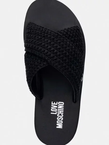 Love Moschino női papucs fekete