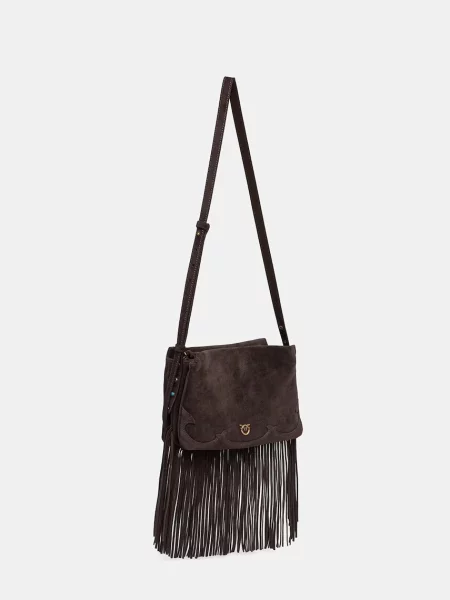 Замшевая сумка через плечо Pinko