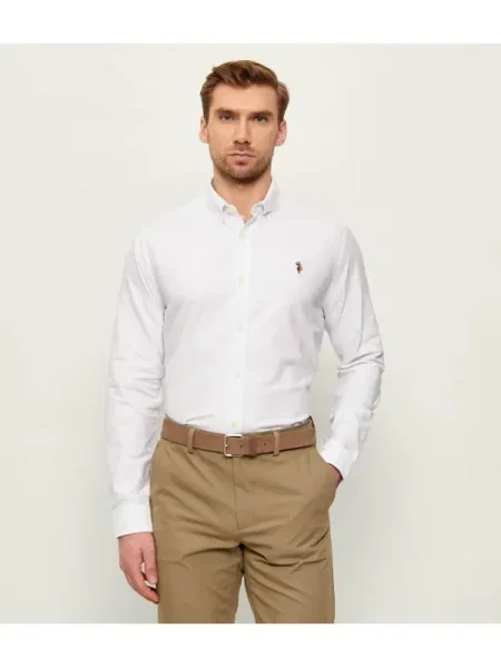 US Polo ASSN Cămașă alb