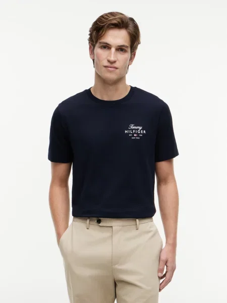 Tommy Hilfiger T-Shirt Granatowy niebieska