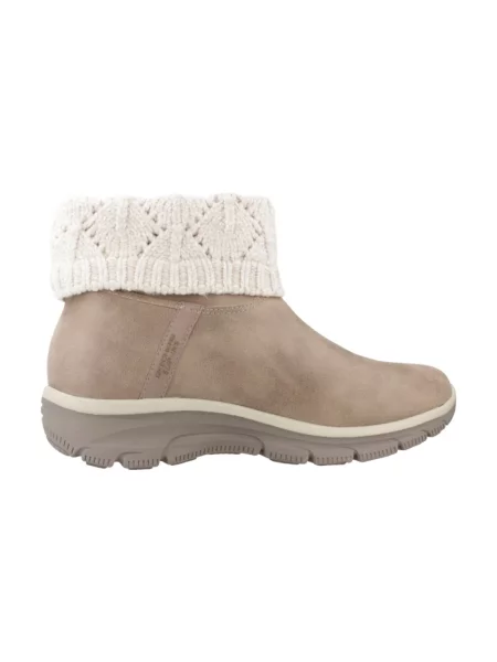 Botki Skechers beżowe