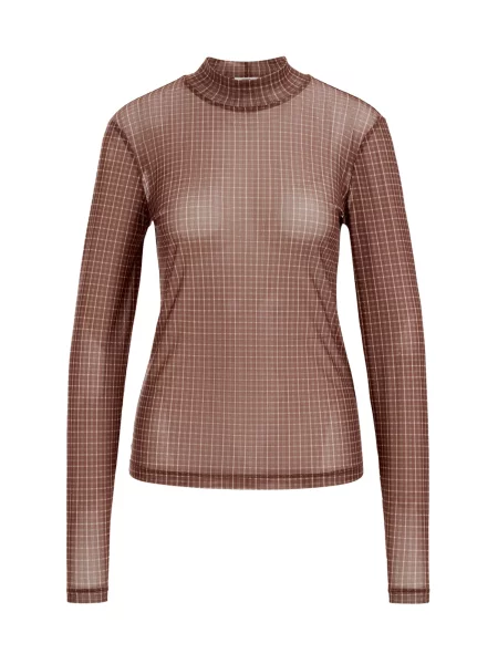 WE Fashion Tricou / maro / maro deschis bej