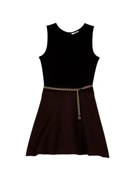 Scurt cu centură rochie mini Maje maro