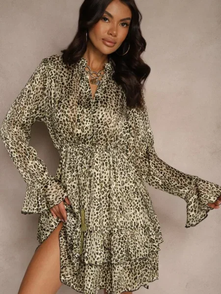 Sukienka Laodothee zielona