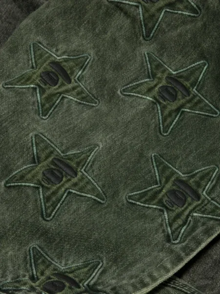 Geacă Aape By A Bathing Ape cu glugă verde