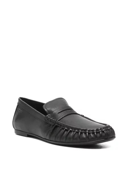 Loafers Vagabond με βολάν μαύρο