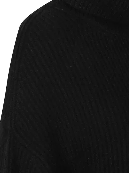 Kašmírový svetr Wellness Cashmere černý