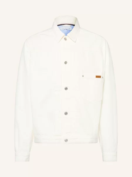 Tommy Hilfiger Džínová Bunda ybr white bílá