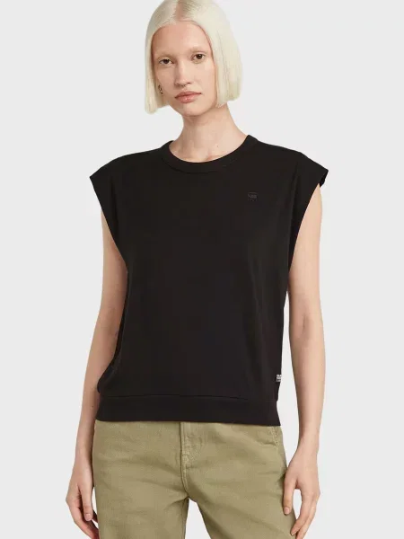 Топ G-star Raw з відкритою спиною чорний