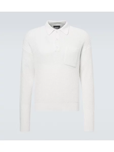 Tricou polo Ralph Lauren Purple Label de in alb