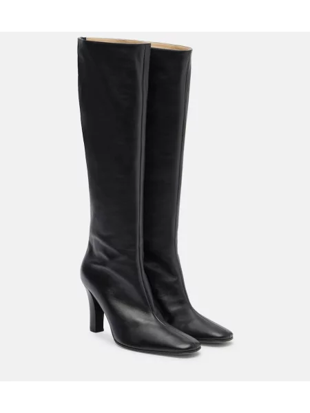 Cizme The Row din piele negru