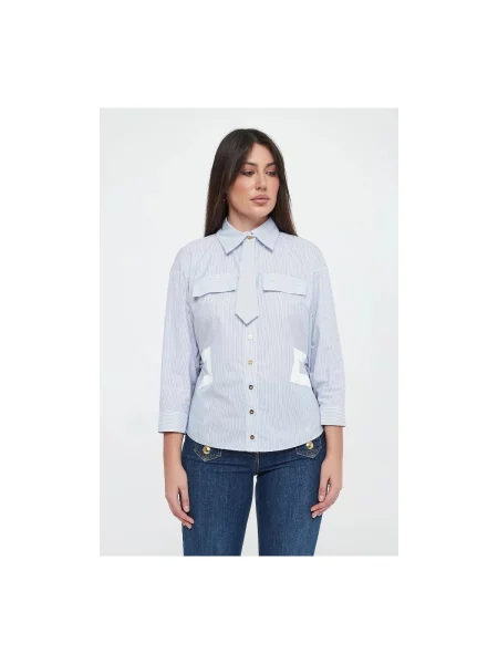 Bluză Elisabetta Franchi albastru
