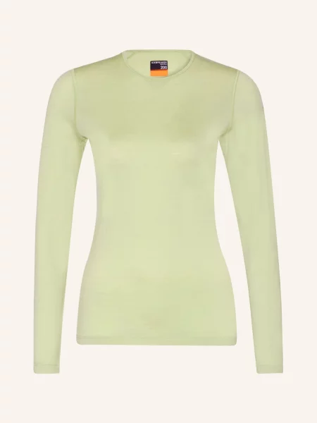 Icebreaker Funkční Tričko Oasis Z Merino Vlny světle zelená