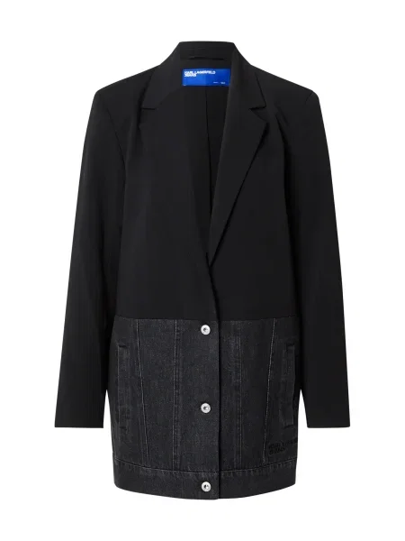 KARL LAGERFELD JEANS Blejzer / denim čierna