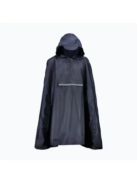 Peleryna przeciwdeszczowa dziecięca CMP Rain Fix Hood black/blue niebieski