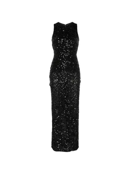 Rochie Rotate Birger Christensen cu paiete fără mâneci negru