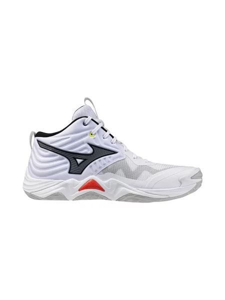 Členkové topánky Mizuno biela