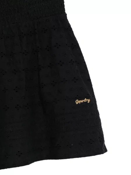 Fustă Superdry cu autograf negru