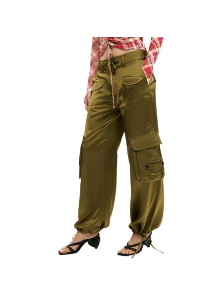 Pantaloni Desigual verde