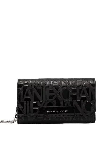 Geantă plic Armani Exchange negru