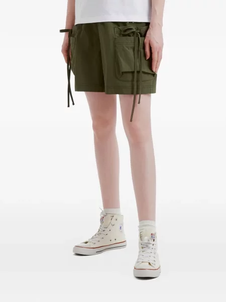 Szorty cargo Fingercroxx wiązane zielone