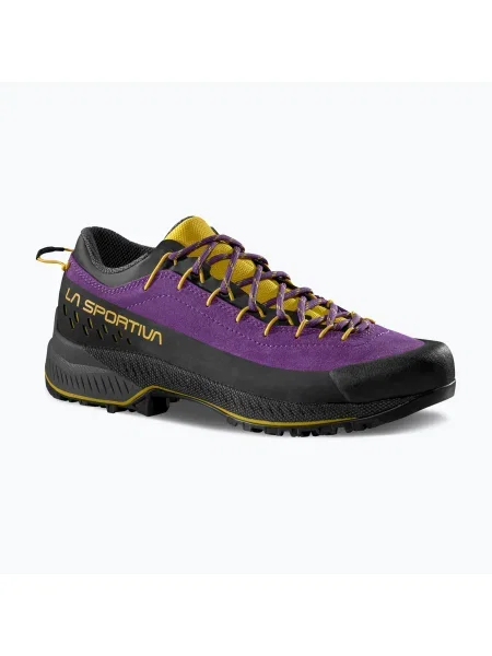 Női megközelítő cipő La Sportiva Evo purple/yellow Evo sárga