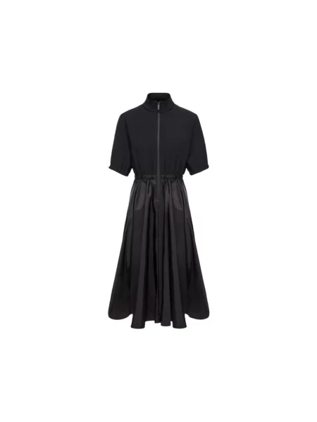 Sukienka midi Moncler do kolan czarna