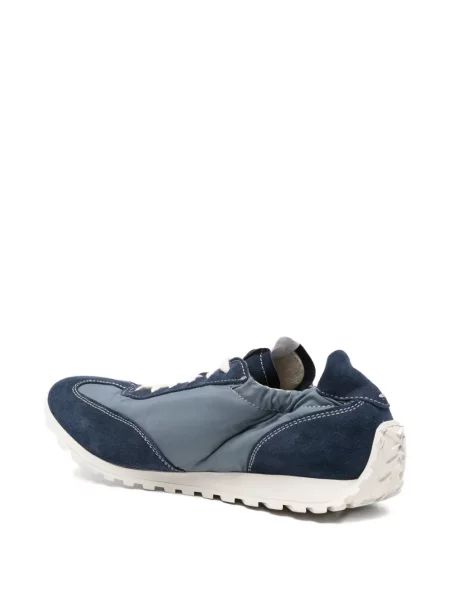 Sneakerși Eleventy din piele de căprioară albastru