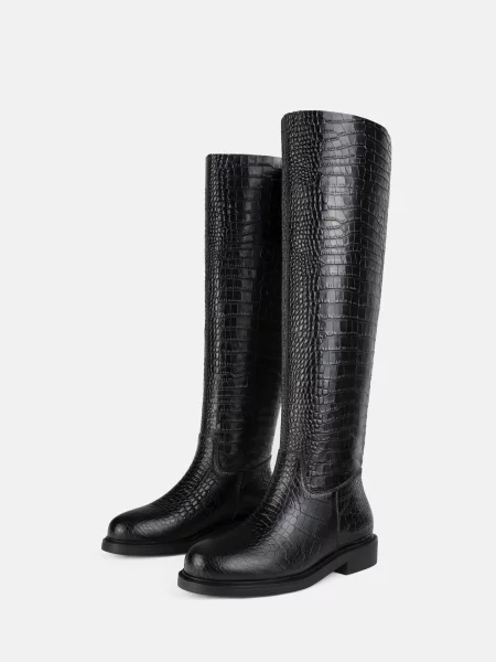 HANDMADE SHOES Botine MR JONES MAXI' negru