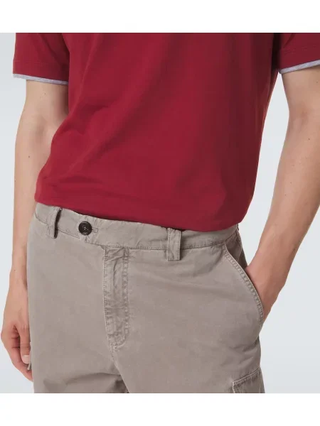 Pantaloni cargo Brunello Cucinelli gri