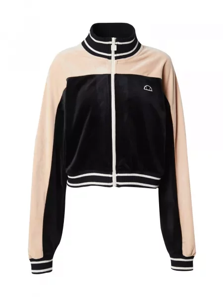 ELLESSE Hanorac Bloom bej / negru alb
