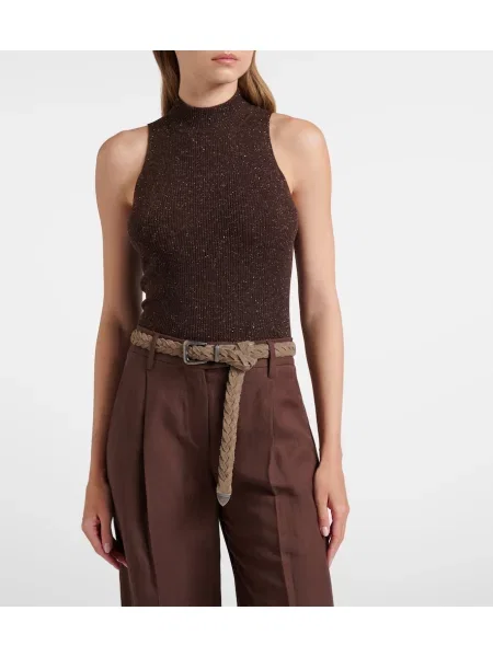 Top Brunello Cucinelli tricotate maro